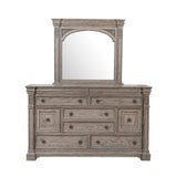 Pulaski Furniture Kingsbury Beveled Dresser Mirror P167110-PULASKI P167110-PULASKI