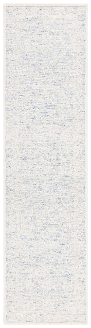 Safavieh Ebony 102 Antique Hand Tufted Rug Blue / Ivory EBN102M-8