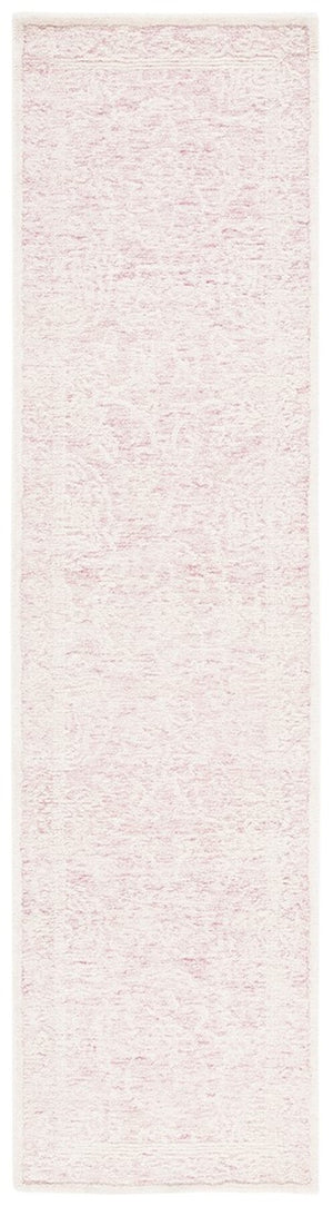 Safavieh Ebony 102 Antique Hand Tufted Rug Pink / Ivory EBN102U-8