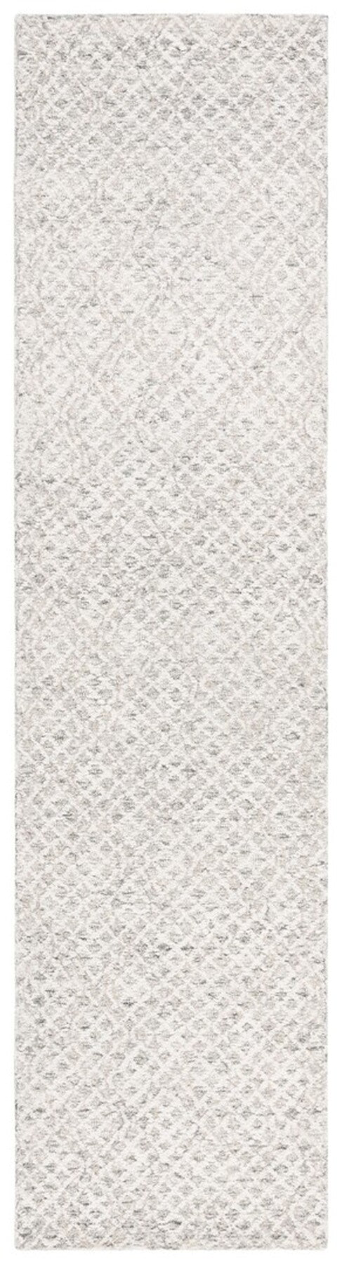 Safavieh Ebony 103 Geometric Hand Tufted Rug Grey / Ivory EBN103F-8