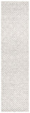 Safavieh Ebony 103 Geometric Hand Tufted Rug Grey / Ivory EBN103F-8