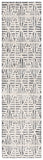 Safavieh Ebony 110 Antique Hand Tufted Rug Black / Ivory EBN110Z-8