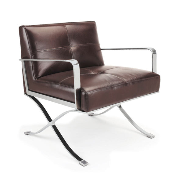 VIG Furniture EC-011 Modern Leather Lounge Chair VGBNEC-011