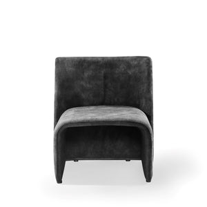 VIG Furniture Modrest - Modern Jarvis Accent Dark Grey Fabric Chair VGBN-EC-258-DG-CH