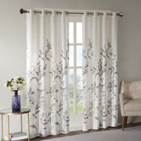Cecily Modern/Contemporary Botanical Burnout Printed Window Panel