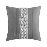 Brice Grey Queen 5pc Comforter Set