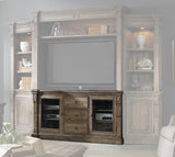 Sorella Traditional/Formal Hardwood Solids And Hickory Veneers With Resin Entertainment 70'' Console