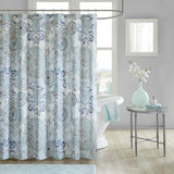 Isla Bohemian 100% Cotton Printed Shower Curtain