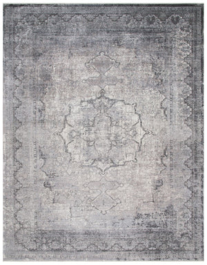 Eclipse 100 Eclipse 134 Transitional Power Loomed 80% Viscose & 20% Acrylic Rug Ivory / Charcoal