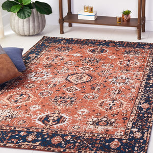Safavieh Easy Care 102 Power Loomed 60% Polyester/40% Cotton Traditional Rug ECR102Q-25