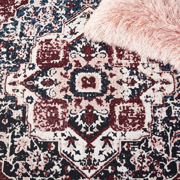 Safavieh Easy Care 106 Power Loomed 60% Polyester/40% Cotton Traditional Rug ECR106Q-25