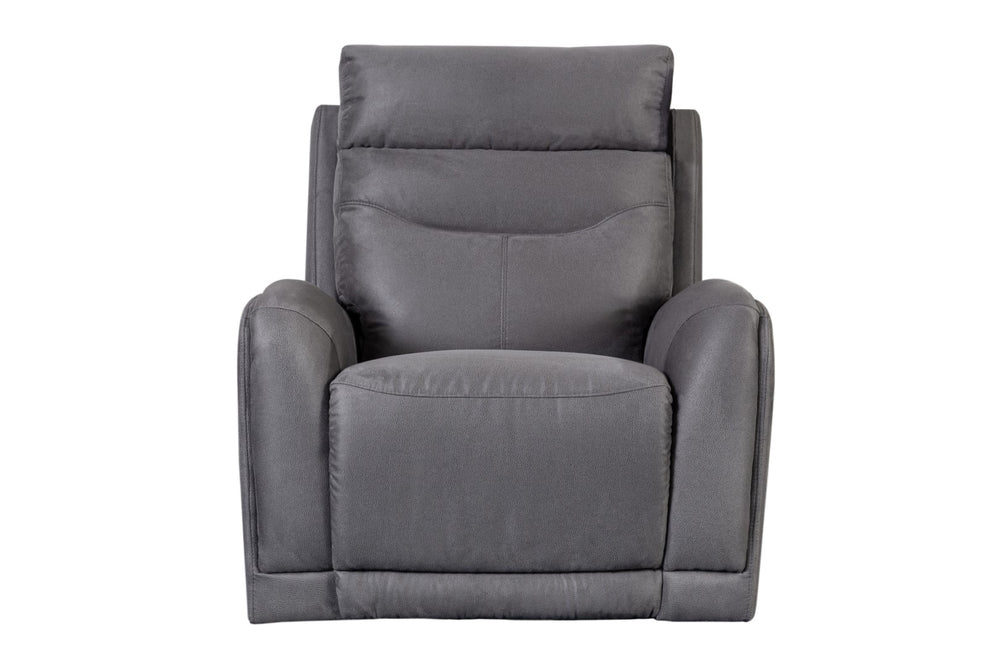 Porter Designs Keyser Power Motion Contemporary Recliner Gray 03-201-17-8520