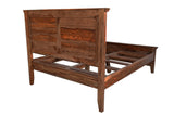 Porter Designs Sonora Solid Sheesham Wood Queen Natural Bed Brown 04-116-14-7730-KIT