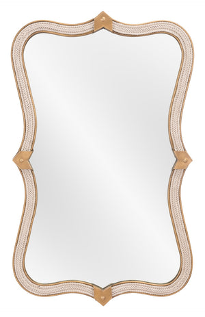 Zuo Modern Hillegass Steel, MDF, Glass Modern Commercial Grade Mirror Gold Steel, MDF, Glass