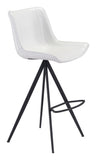 EE2649 100% Polyurethane, Plywood, Steel Modern Commercial Grade Bar Chair Set - Set of 2