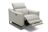 VIG Furniture Divani Casa Eden - Modern Grey Leather Armchair VGKVKM.5012-GRY-CH