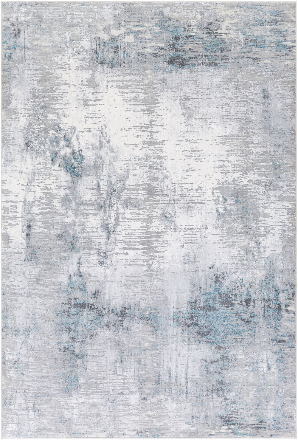 Edinburgh EDG-2306 Modern Polyester Rug EDG2306-912 Cream, Light Gray, Medium Gray, Charcoal, Sky Blue, Navy 100% Polyester 9' x 12'