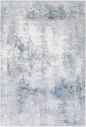 Edinburgh EDG-2306 Modern Polyester Rug EDG2306-912 Cream, Light Gray, Medium Gray, Charcoal, Sky Blue, Navy 100% Polyester 9' x 12'