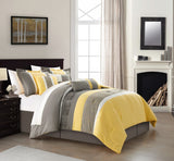 Euphoria Yellow King - 12 pcs Comforter Set