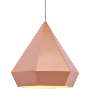 Zuo Modern Forecast Steel Modern Commercial Grade Ceiling Lamp Rose Gold Steel