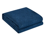 Marling Blue Queen 3pc Quilt Set