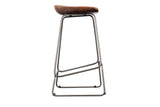 Porter Designs Neri Solid Acacia Wood 24" Modern Bar Stool Brown 07-192-10-18178B-1