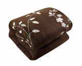 Bliss Garden brown king 8 Piece Comforter Set,