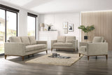 Porter Designs Annie Wood Trim Contemporary Sofa Cream 01-216-01-3039