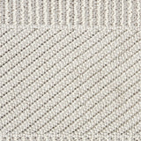Nourison Elwood ELW06 Modern & Contemporary Machine Made Power-loomed Indoor only Area Rug Grey/Ivory 9' x 12'2" 99446885876