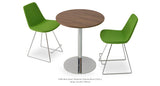 Eiffel Wire Stools Set: Two Eiffel Wire Stool Pistachio and One Tango Counter Table