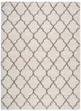Nourison Amore AMOR2 Shag Machine Made Power-loomed Indoor only Area Rug Cream 10' x 13' 99446320193