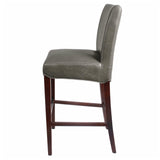 Milton Bonded Leather Bar Stool