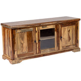 Porter Designs Taos Solid Sheesham Wood Natural TV Stand Natural 07-196-20-23147