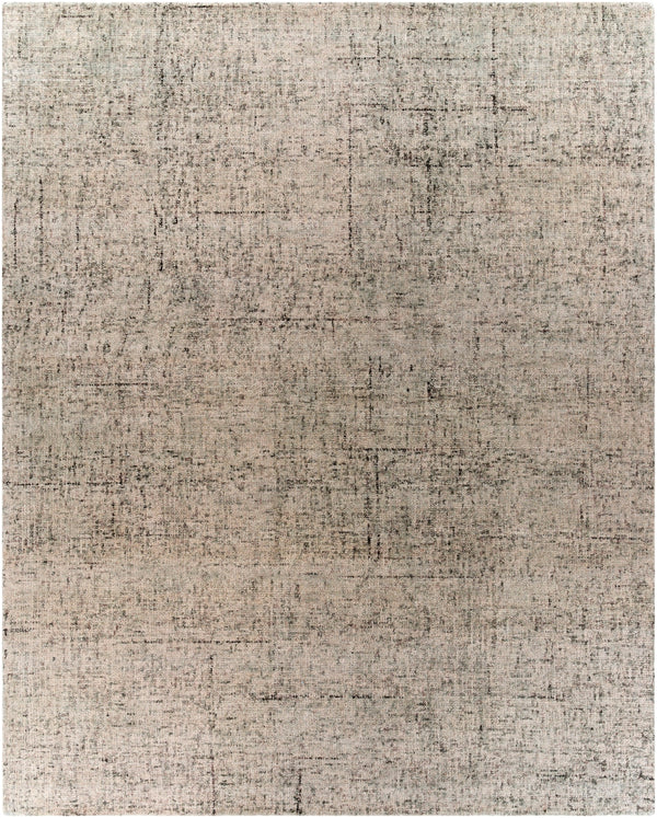 Emily EIL-2300 Modern Wool Rug EIL2300-810 Dark Green, Sage, Light Gray, White 100% Wool 8' x 10'