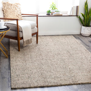 Emily EIL-2300 Modern Wool Rug EIL2300-81012 Dark Green, Sage, Light Gray, White 100% Wool 8'10" x 12'