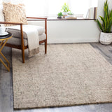 Emily EIL-2300 Modern Wool Rug EIL2300-81012 Dark Green, Sage, Light Gray, White 100% Wool 8'10" x 12'