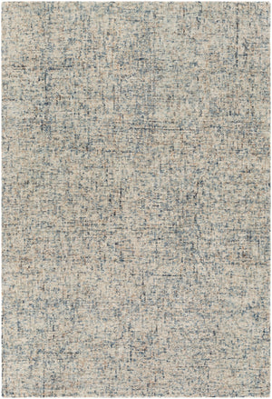Emily EIL-2302 Modern Wool Rug EIL2302-81012 Navy, Dark Brown, Bright Blue, Light Gray, Denim, White 100% Wool 8'10" x 12'