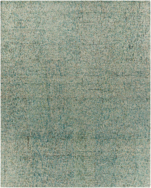 Emily EIL-2303 Modern Wool Rug EIL2303-810 Sage, Cream, Teal, Camel, Mint, Dark Green 100% Wool 8' x 10'