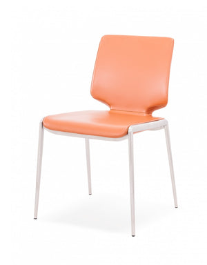 VIG Furniture Modrest Eileen - Modern Cognac Eco-Leather Dining Chair (Set of 2) VGHR3637-COGNAC-DC VGHR3637-COGNAC-DC