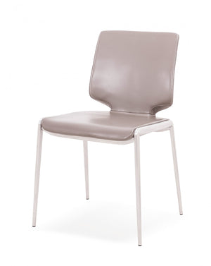 VIG Furniture Modrest Eileen - Modern Dark Grey Eco-Leather Dining Chair (Set of 2) VGHR3637-DKGRY-DC VGHR3637-DKGRY-DC