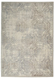 Nourison Graphic Illusions GIL09 Vintage Machine Made Power-loomed Indoor only Area Rug Ivory 6'7" x 9'6" 99446332660