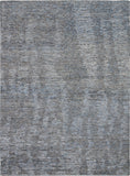 Nourison Ellora ELL03 Modern Handmade Knotted Indoor only Area Rug Slate 5'6" x 7'5" 99446384904