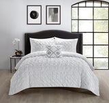 Mercer White Queen 8pc Comforter Set