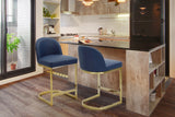 Xander Navy Counter Stool