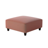 Fusion 109-C Transitional Cocktail Ottoman 109-C Geordia Clay 38" Square 'Cocktail Ottoman