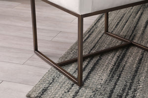 VIG Furniture Modrest Elijah - Modern Beige & Copper Antique Brass Dining Chair VGVCB8363-BEI-DC