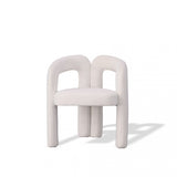 Modrest Ellen - Glam White Velvet Dining Chair