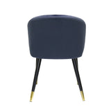 VIG Furniture Modrest Elon - Modern Blue Velvet Dining Chair (Set of 2) VGSWSFC463-BLUE