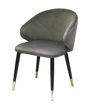 VIG Furniture Modrest Elon - Modern Dark Grey Velvet Dining Chair (Set of 2) VGSWSFC463-DKGRY