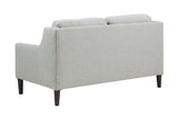 Porter Designs Mellon Tufted Modern Loveseat Cream 01-207C-02-1651